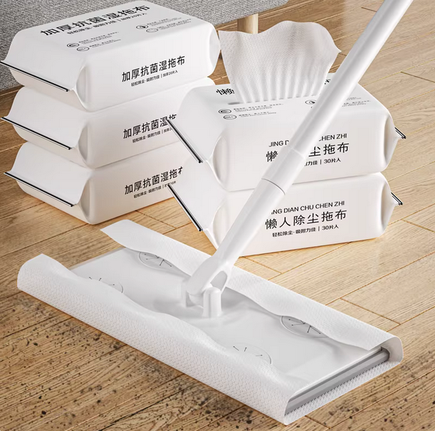 静电除尘纸拖把一次性拖布擦地